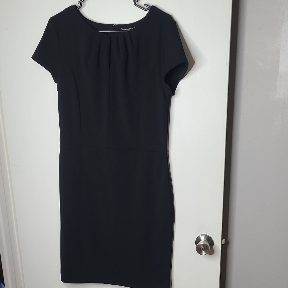 Banana Republic Classic Black Midi Dress
